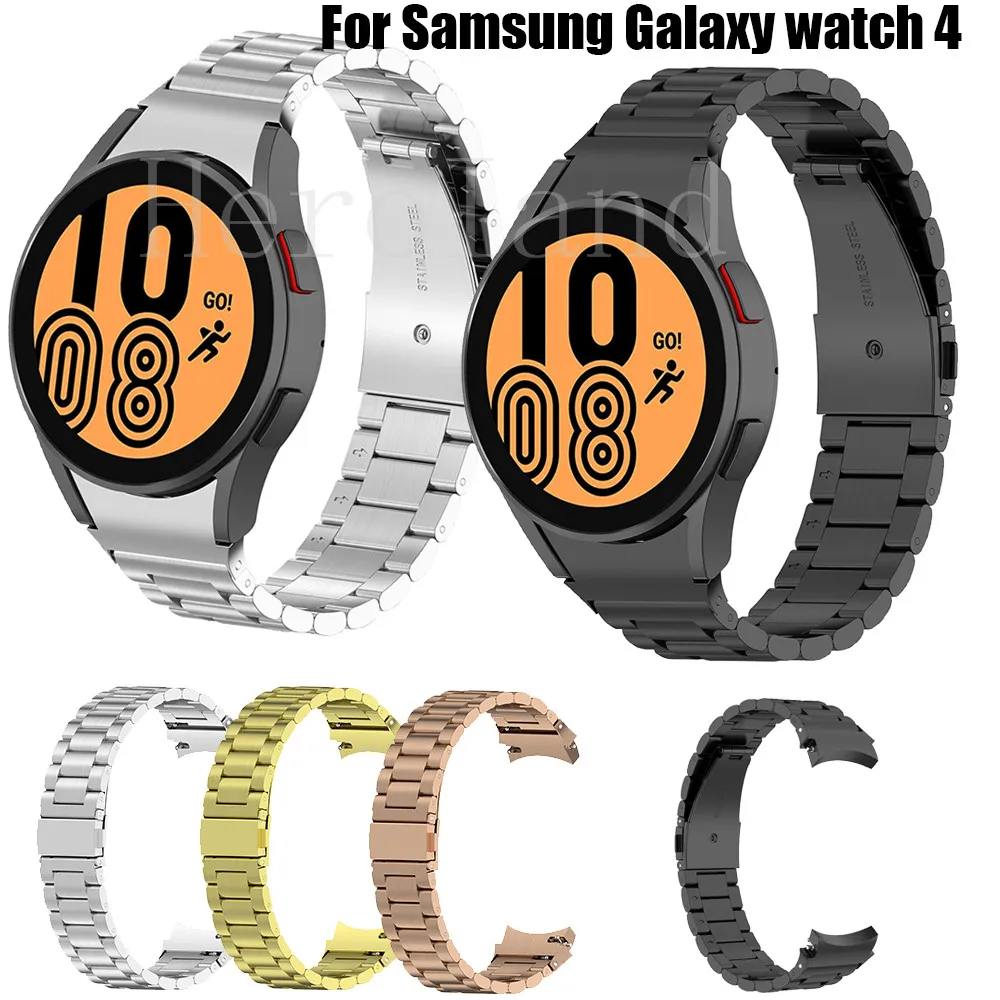 

Metal Strap For Samsung Galaxy watch 4 42mm 46mm Stainless Steel 20mm WatchBand Galaxy Watch 4 44mm 40mm Bracelet Wriststrap