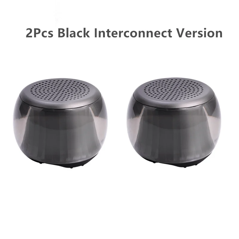 2Pcs Black TWS Mijia Velev TWS bluetooth-динамик с красочным освещением портативный беспроводной bluetooth-динамик TWS Bluetooth межблочный стерео - Цвет: 2Pcs Black TWS