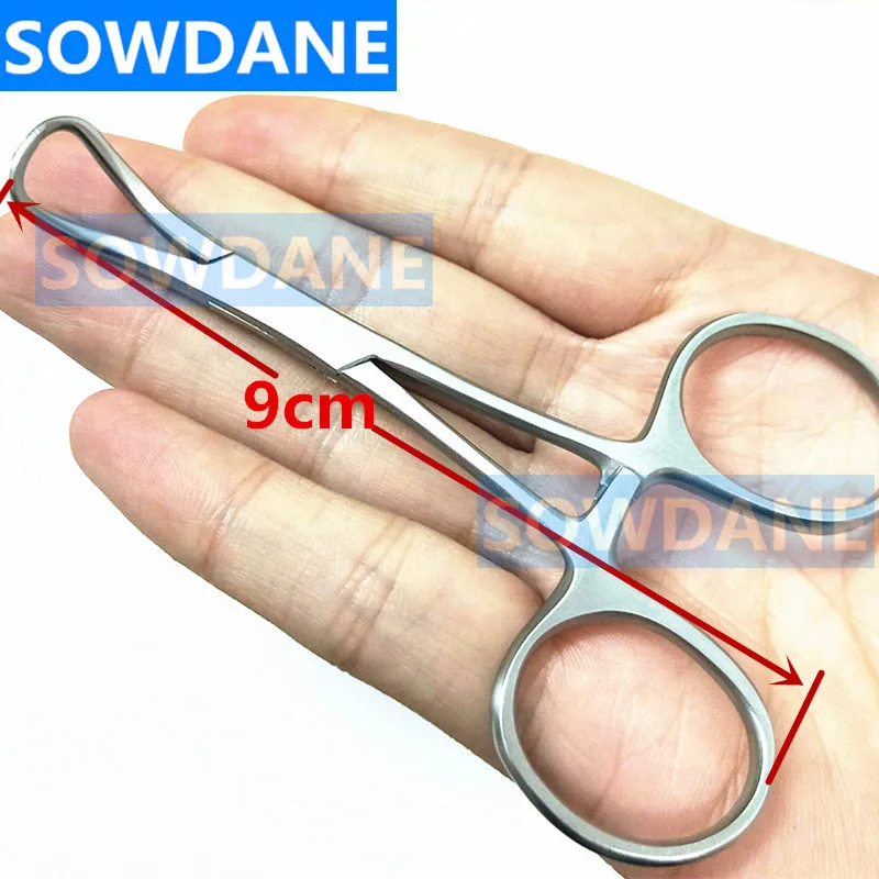 1 pcs Forcep 9cm 22 шт./компл. Высокое качество Стоматологическая посадки комплект набор для зубного импланта для инструментов из нержавеющей стали стоматолог хирургический инструмент с полотенце с отверстием - Цвет: 1 pcs Forcep 9cm