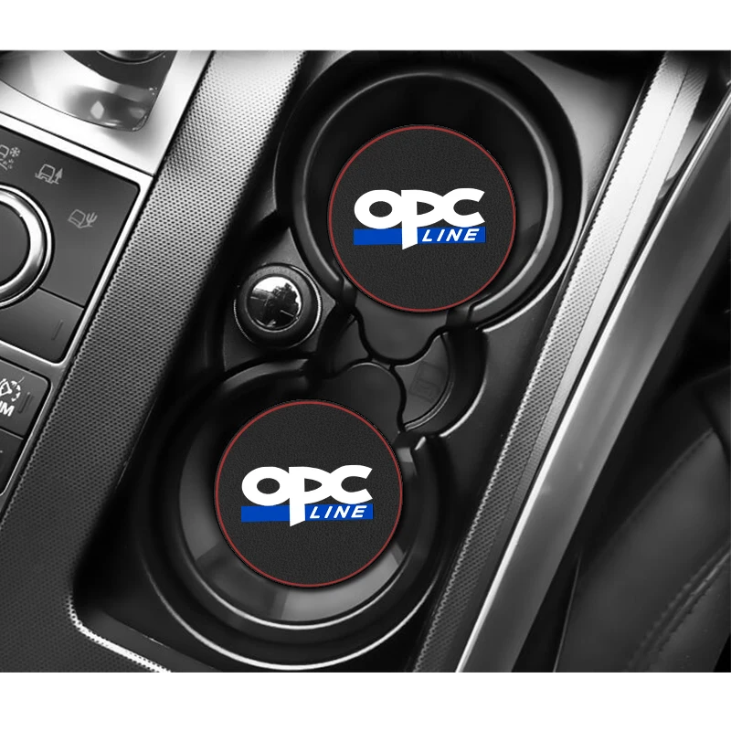 1 шт. автомобильный подстаканник кожаный коврик для подстаканника Opel OPC Astra H G J