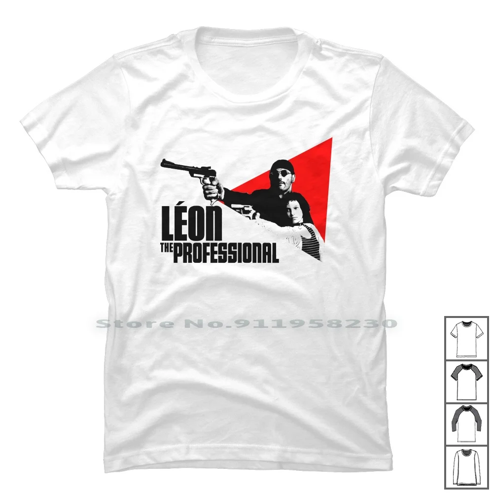 Leon The Professional Футболка 100% хлопок Профессиональный Фильм проф Pro Pr фильм | Мужская