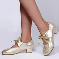adult professional dance shoes women ballroom latin dance shoes high heeled ladies shoes square heel buty damskie