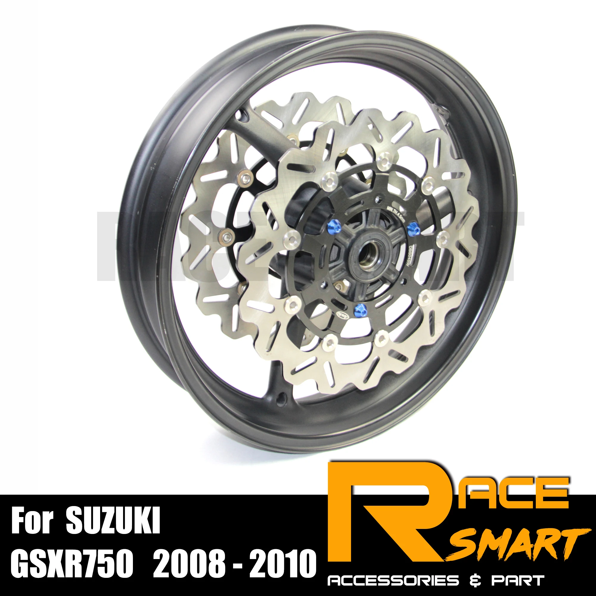 Обод переднего колеса мотоцикла и тормозной диск для SUZUKI GSXR750 2008 2010 GSXR 750 2009 обод