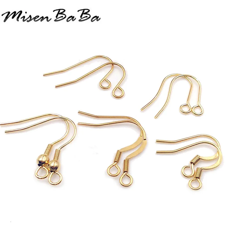 Застежка-крючок для сережек из нержавеющей стали 100 шт./лот | Украшения и