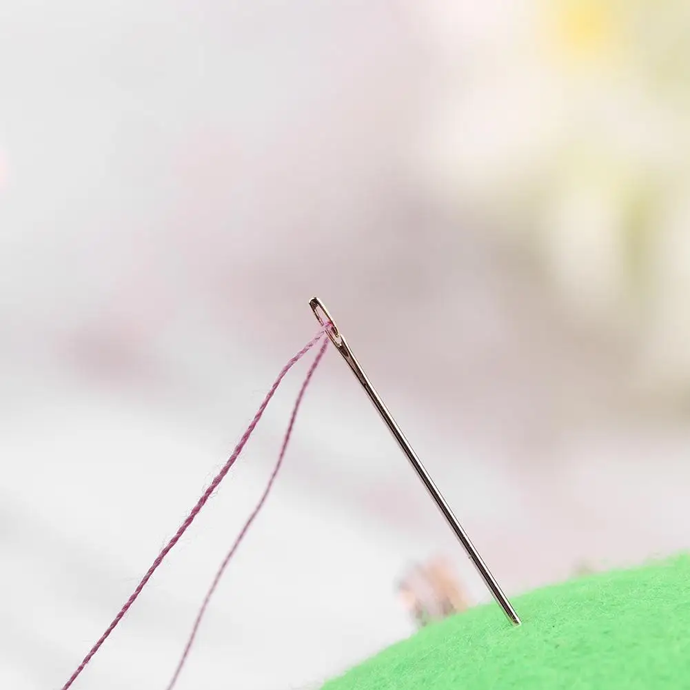 Коробка для ручного шитья инструменты вышивания отверстие сбоку 12 игл