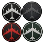 3D 10 см значок для бомбардировщика самолета истребителя реактивного самолета ПВХ наклейки для индивидуальной одежды наклейки