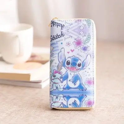 Кошелек унисекс из ПУ кожи повседневный мультяшный персонаж Принцессы Диснея