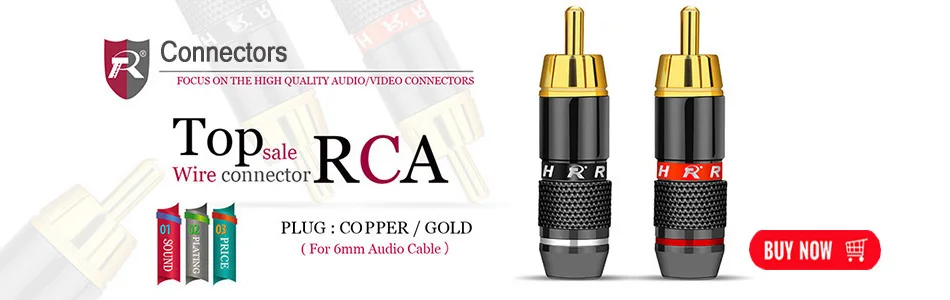 10 шт./лот RCA Женский Разъем провода разъем позолоченный усилитель динамик RCA разъем AV Phono кабель провода разъем 5 пар красный+ черный