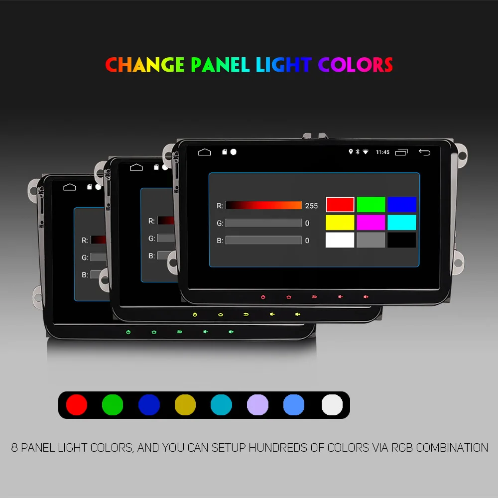 9&quot Android 9.0 Touch screen GPS Navi Bluetooth dab Autoradio Wifi Stereo for VW Transporter T5 T5.1 Tiguan Touran Scirocco Mk3 |