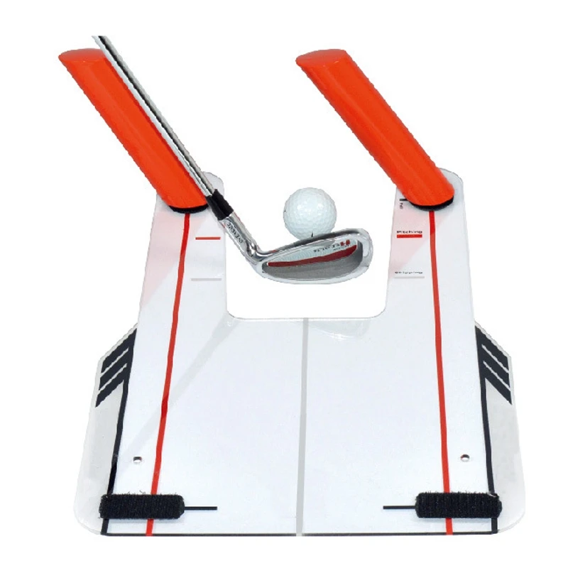 

Golf Swing Trainer Swing Straight Draw Fade Practice Shatterproof Mirror Golf Putting Mirror Aiming Hitting Trainer