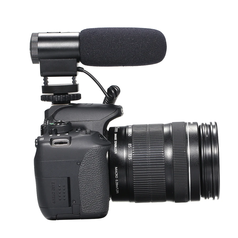 MIC-03 камера-регистратор с микрофоном для наружной фотографии микрофон DV DSLR камера