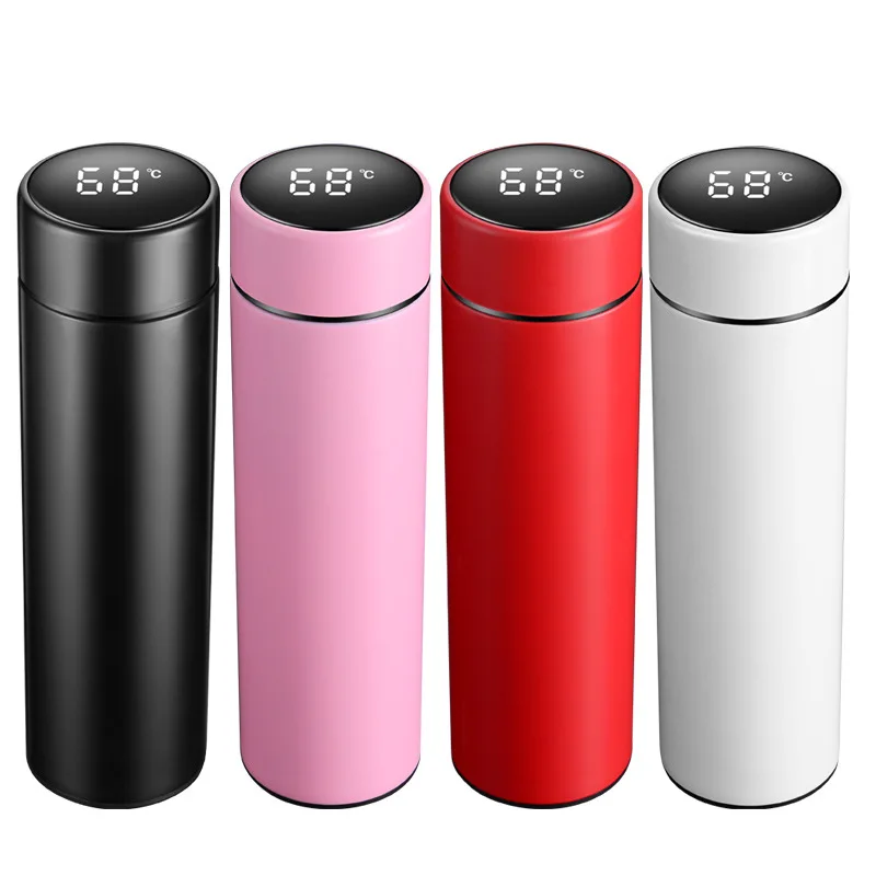 

Xiaomi 500ML New Led Smart Insulation Cup Digital Temperature Display Stainless Steel Thermal Mugs Intelligent Cups Custom Logo