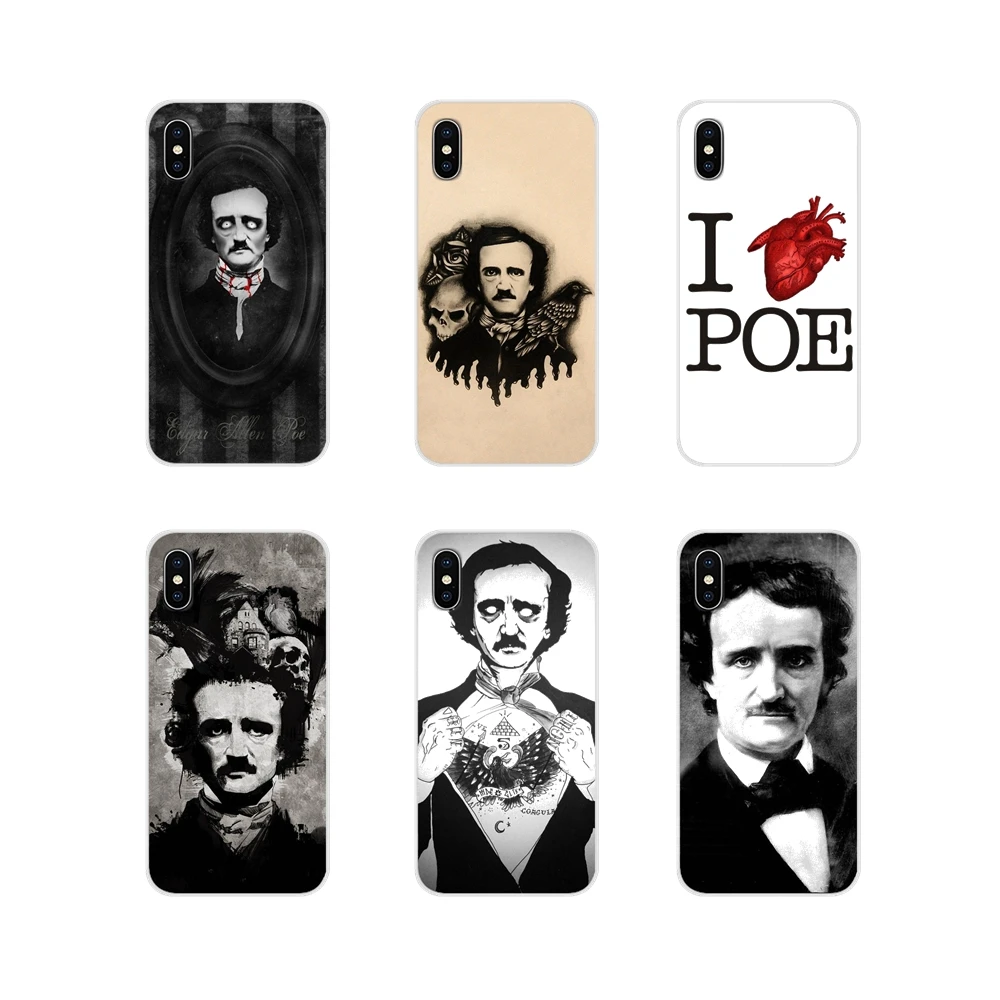 Аксессуары чехол для телефона Классический Эдгар Аллан Poe Apple iPhone X XR XS 11Pro MAX 4S 5C SE 6S