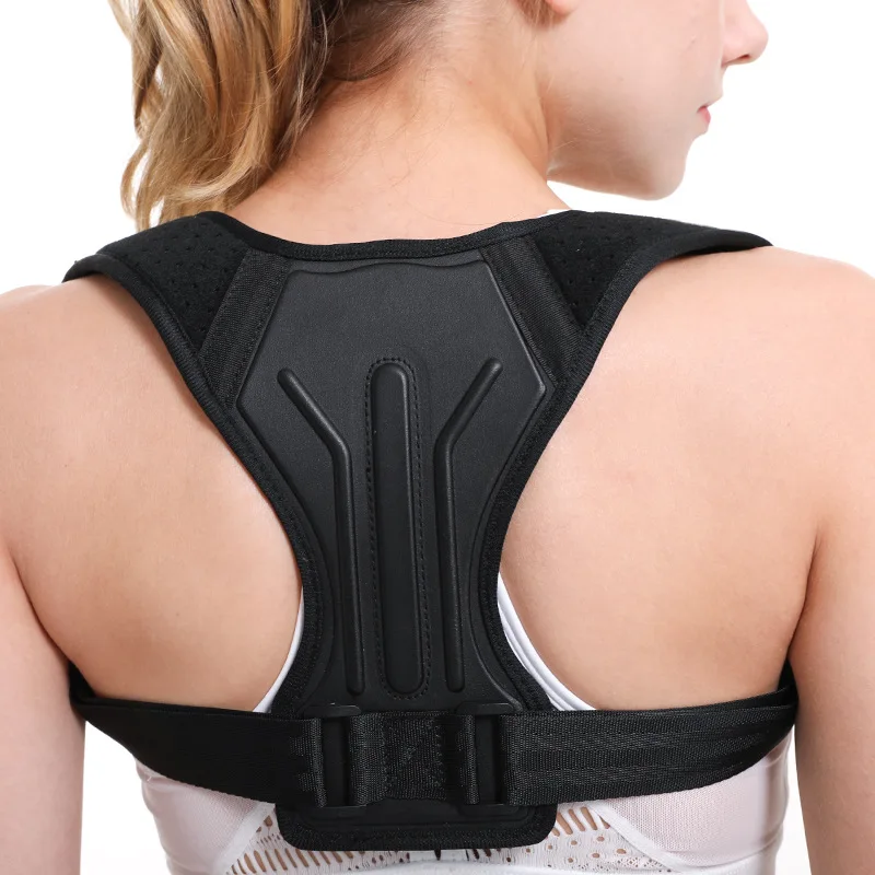 

Newly Back Shoulder Support Belt Clavicle Spine Brace Prevents Slouching Breathable Back Straightener S66
