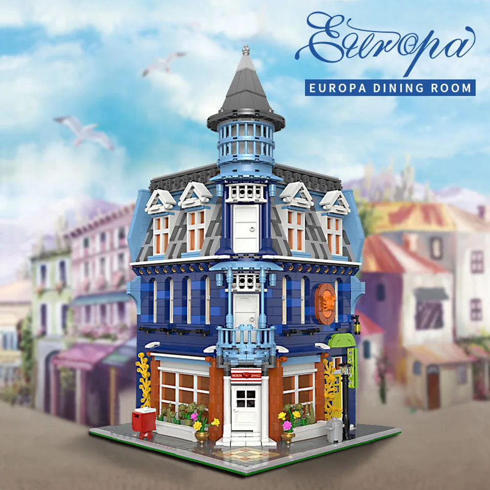 

3200 шт., Детский конструктор «Европа»