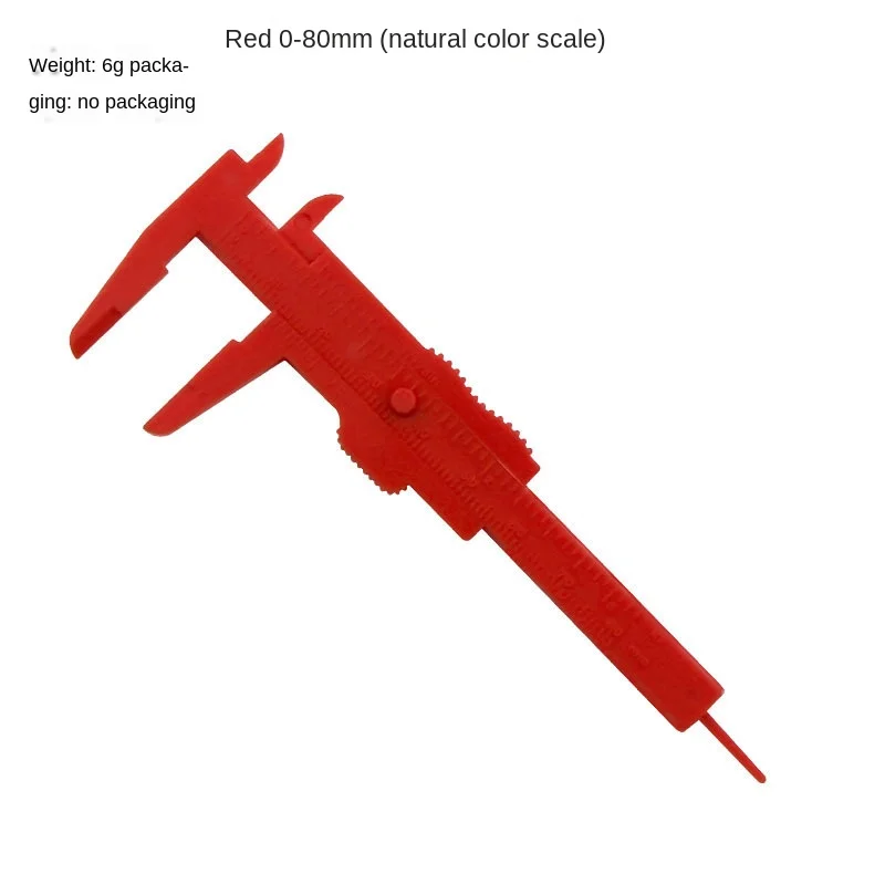 Новинка 2020 1 шт. пластиковый мини-штангенциркуль с нониусом 80 мм инструмент для