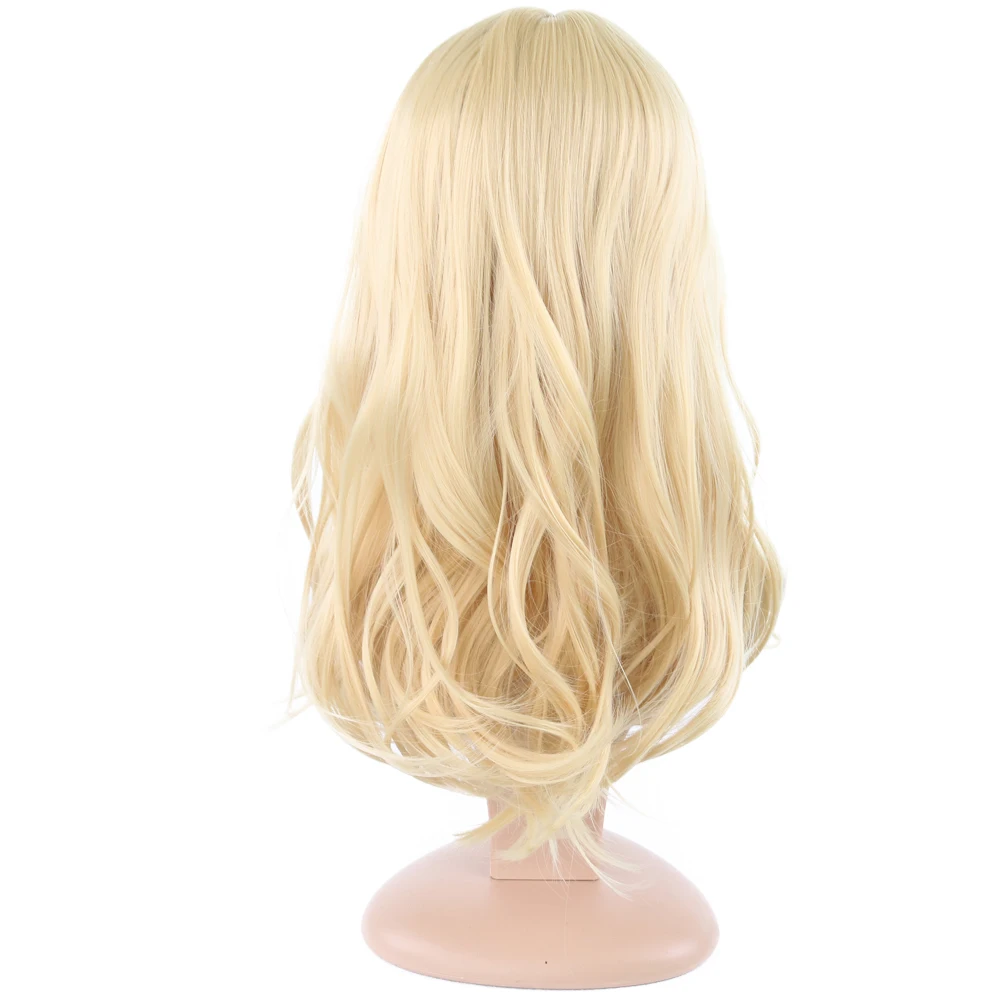 613 блонд волнистые парики для белых/черных женщин из термостойких синтетических