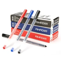 12pcs basic liner gel pens ballpoint 0 5mm roller ball blue red black color ink pen for writing stationery office school f705