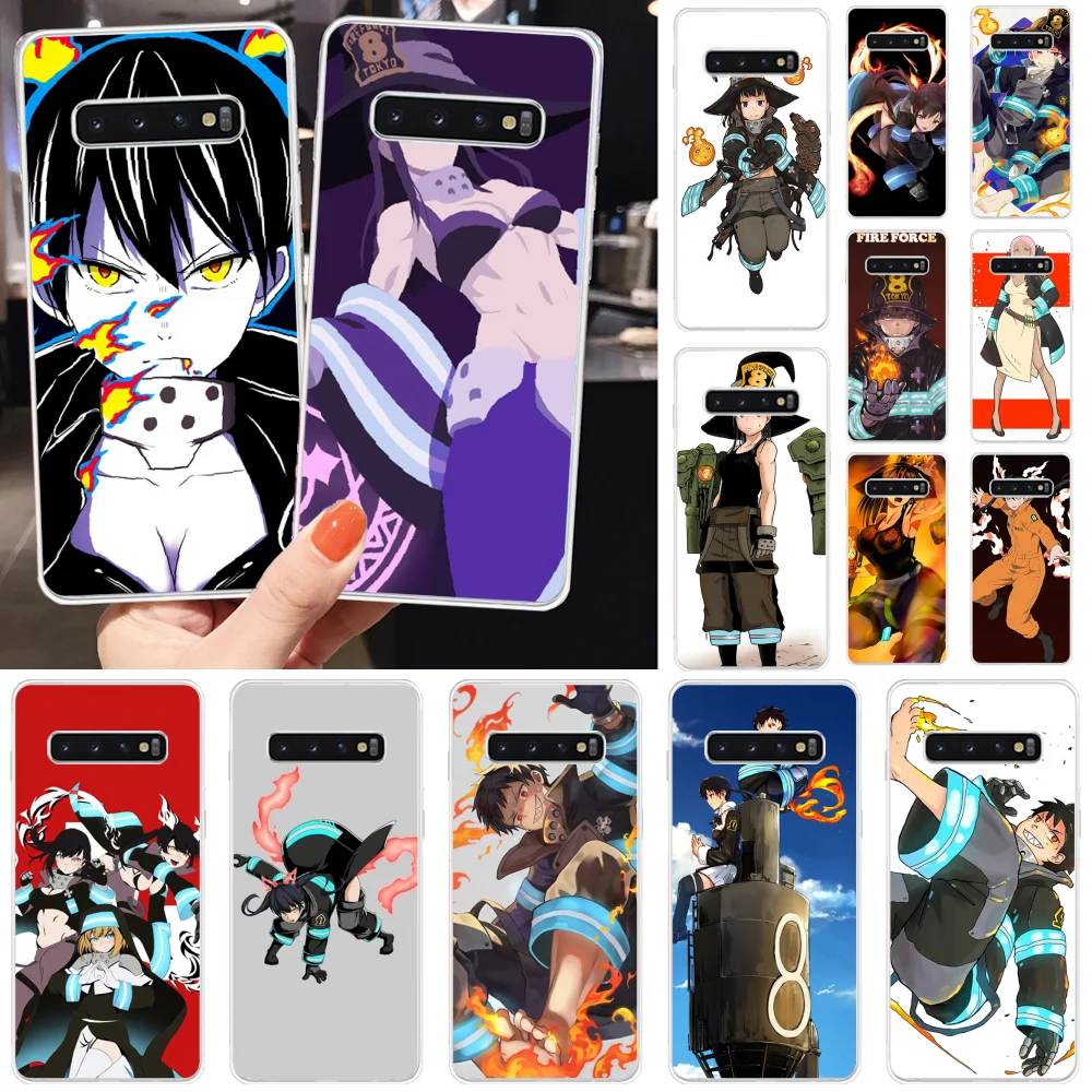 Чехол для телефона Reayou Fire Force из ТПУ корпус корпуса Samsung S10 Plus S9 S8 S8plus S7 S6 чехлы
