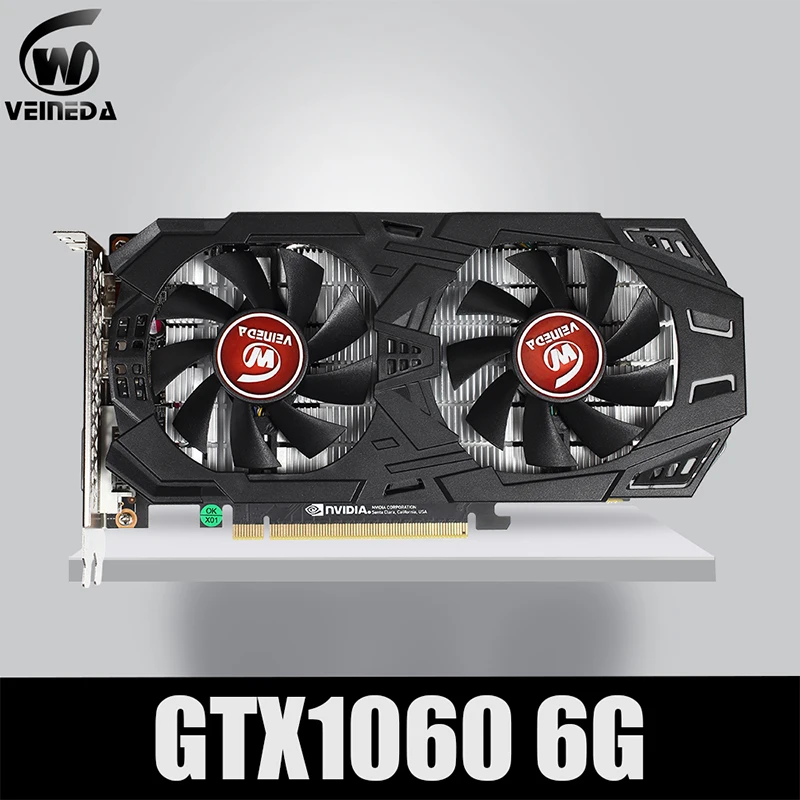 Видеокарта VEINEDA GTX 1060 6 ГБ 964 бит GDDR5 | Компьютеры и офис