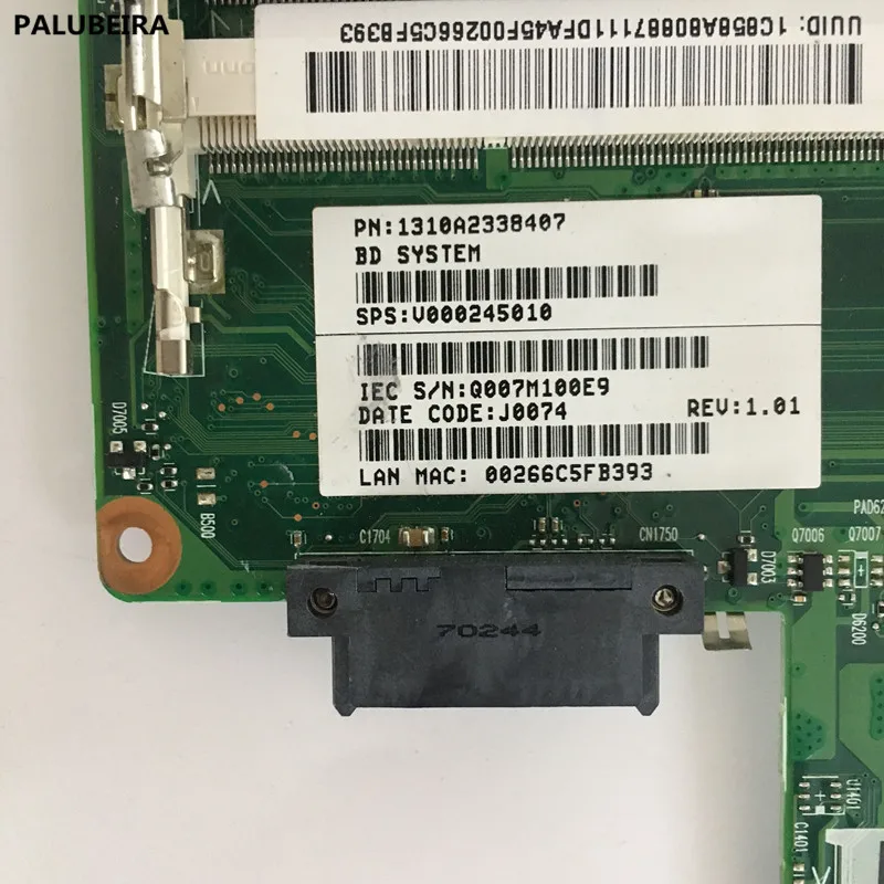 Материнская плата для ноутбука flubeira V000245010 материнская Toshiba Satellite L630 L635 BM10 1310A2338410