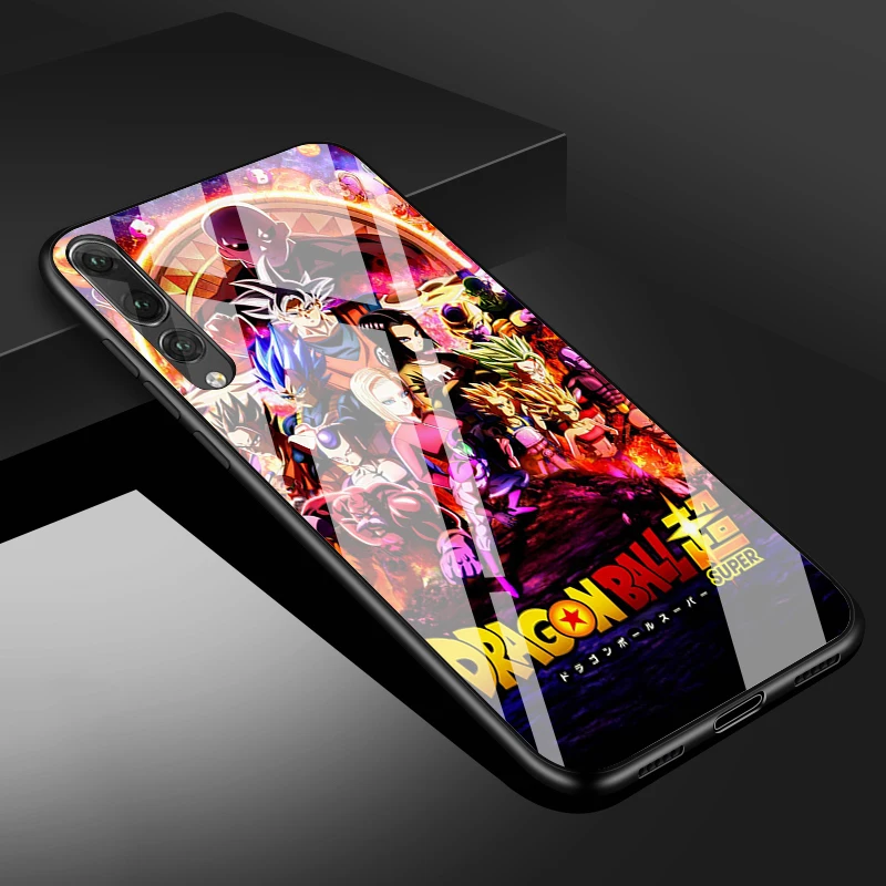 DRAGON BALL Z Super Tempered Glass Phone Case For Huawei P20 P30 lite P20 P30 PRO MATE20 lite MATE20PRO Honor 10 - Цвет: B19070107-07.jpg