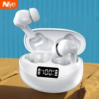 niye bluetooth headset noise canceling tws earbuds touch control wireless headset sports earphones hd call handfree