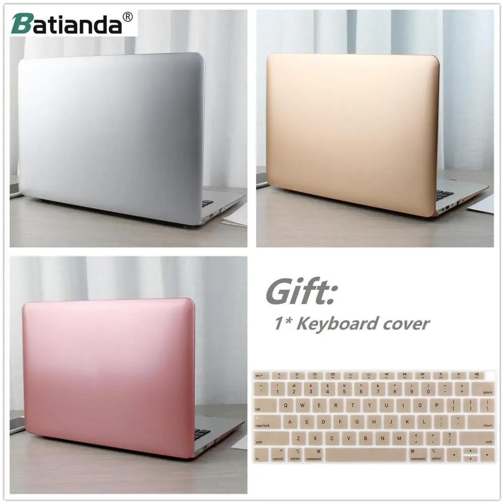 Металлический сенсорный чехол для ноутбука MacBook Air 12 11 Pro 13 15 Retina A1502 Touch Bar 2019 A1932 A2159