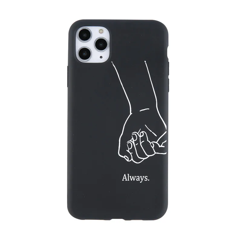 USLION чехол для телефона с буквенным принтом для iPhone X XS XR 11 Pro Max, чехол с сердечком, Мягкий ТПУ силиконовый чехол s для iPhone 8 7 6 6s Plus - Цвет: AC9854