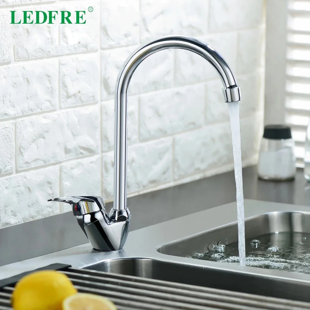 LEDFRE кухонный смеситель для горячей и холодной воды настенный LF56C160|Смесители