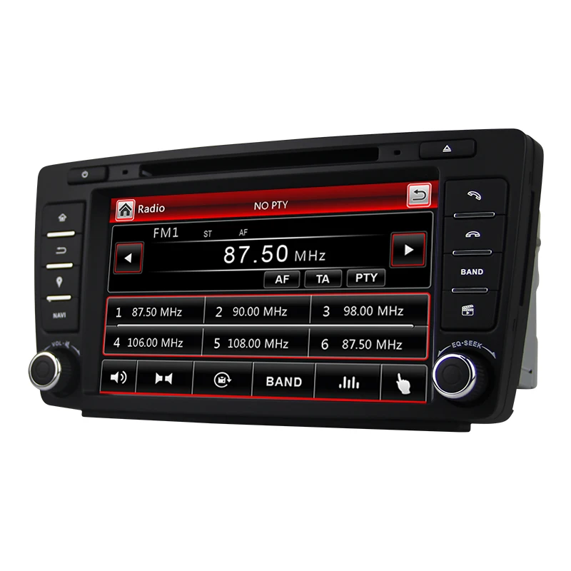 Автомобильное радио мультимедийный DVD-плеер 8 дюймов 2DIN для Skoda Octavia Fabia Yeti 2009-2013 GPS