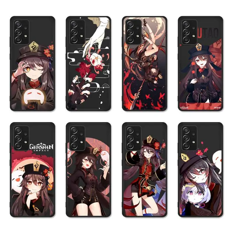 

HuTao Genshin Impact Phone Case For Samsung A01 A10 A11 A12 A20 S E A21 A30 S A22 A31 A32 A40 A41 A42 Silicone Cover