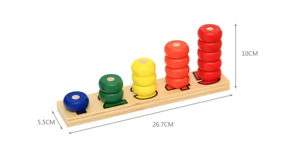 Математическая игрушка jinga montessori для детей деревянные материалы Монтессори