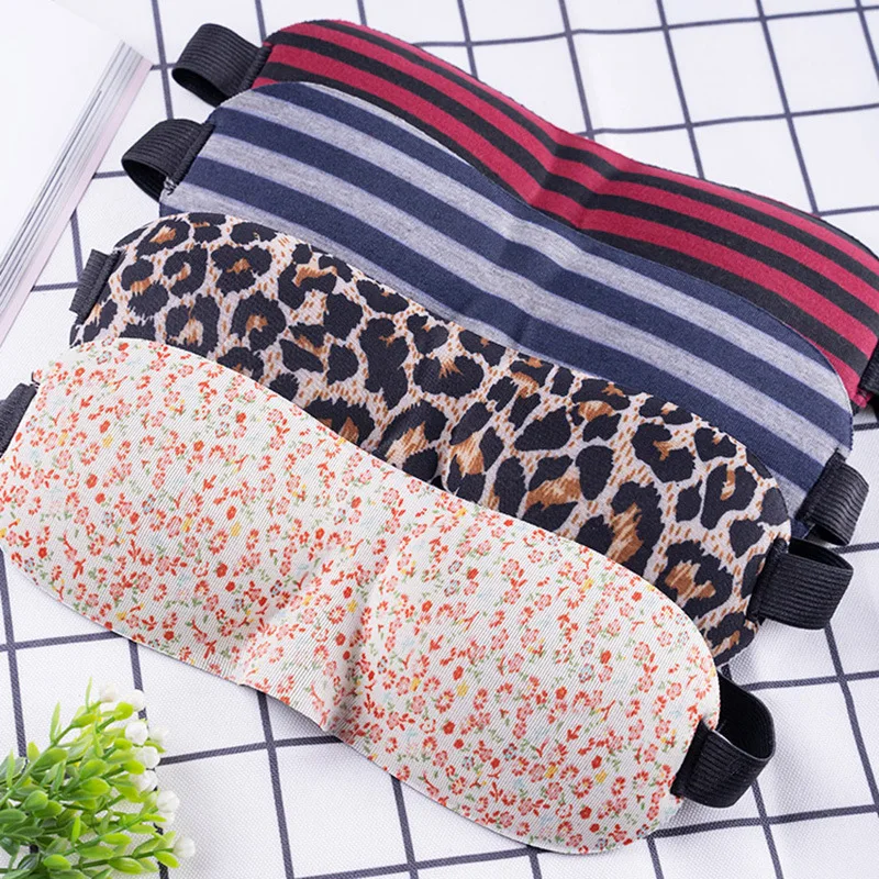 Дорожные маски для глаз шелковая маска сна в полоску с облаком однотонная