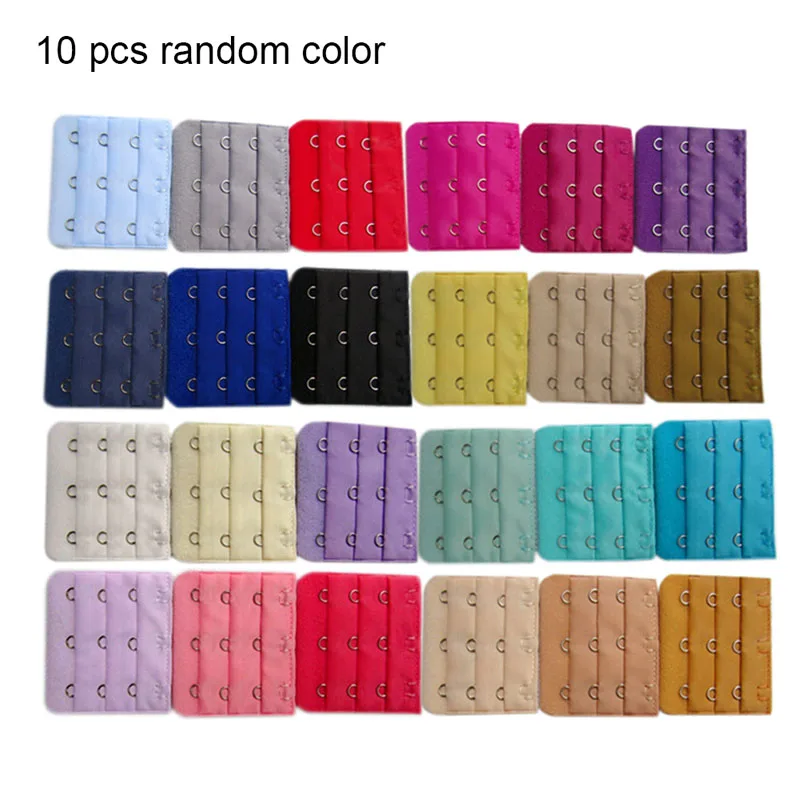 10 шт. женский бюстгальтер удлинители ремень 3/4 Пряжка ряд расширение