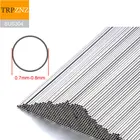 Трубка из нержавеющей стали 304, супертонкая трубка, внешний диаметр 0,7 мм, 0,8 мм, Толщина стен 0,1 мм, 0,15 ММ, трубка с микродиаметром SUS304