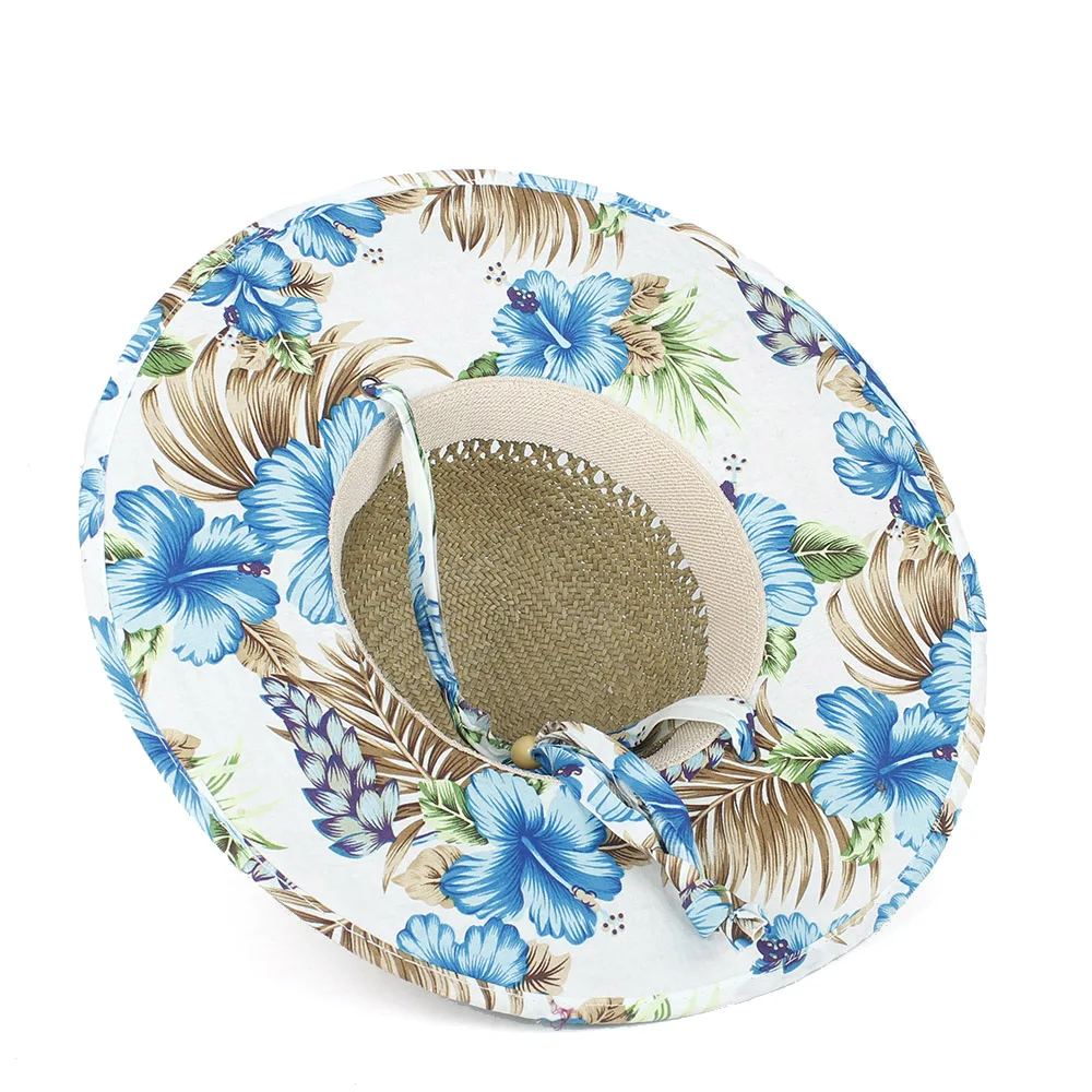 Шляпа Lifeguard женская из 100% натурального Соломенного плетения Пляжная