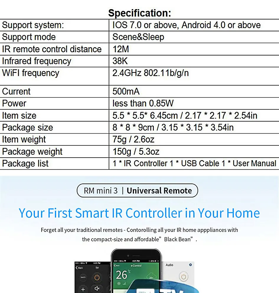 Broadlink RM Mini 3 WiFi+ IR+ 4G умный пульт дистанционного управления SC1 Android iOS беспроводной приложение управление Лер работать с Alexa Google Home