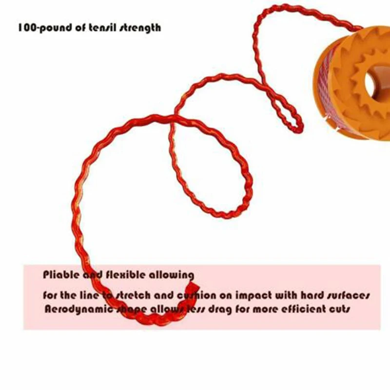 

13Pcs Weed Eater Line String Trimmer Spool+Cap Cover Nylon Brush Mower Bump Spool Cutter Line Grass Mower Replace For WORX