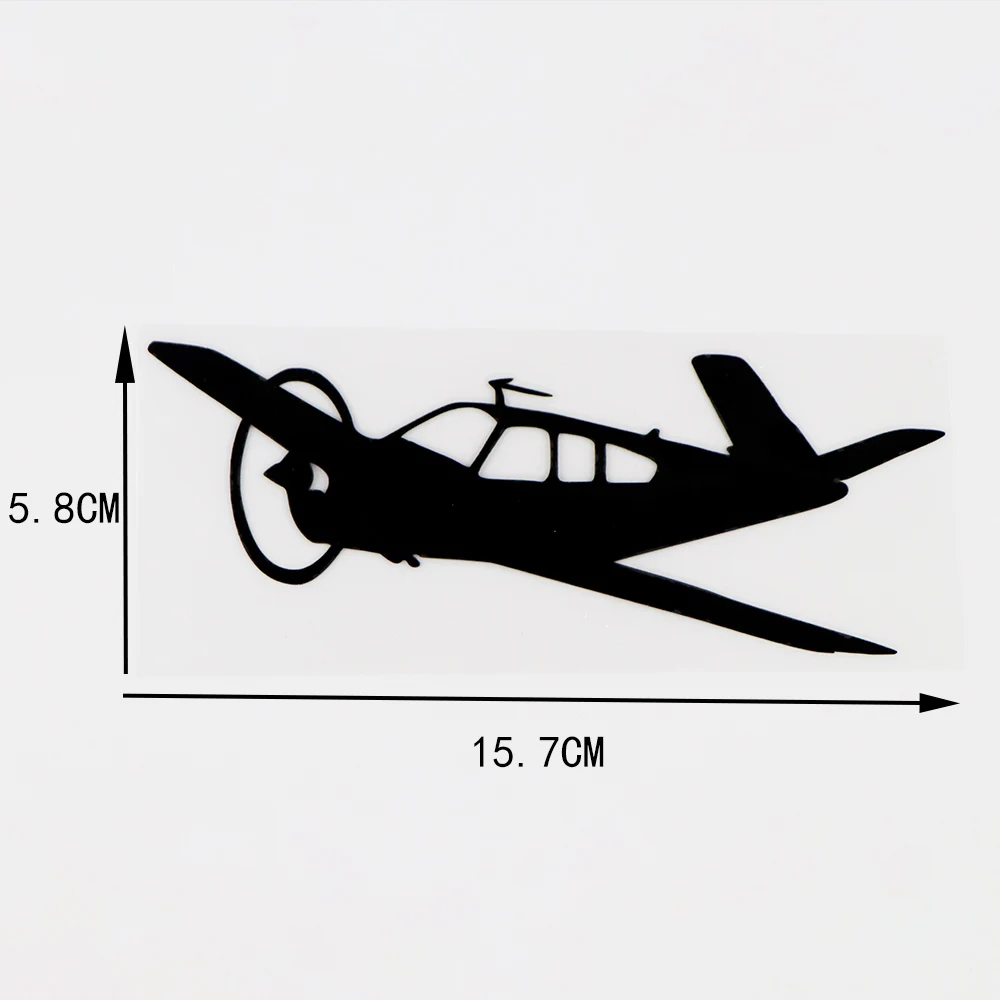 YJZT 15.7X5.8CM пилот сбоку виниловые наклейки на машину летательные аппараты авиации