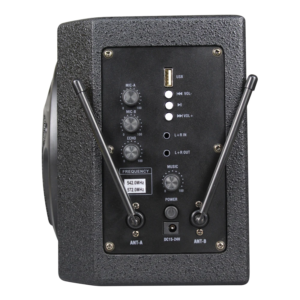 Портативная система PA для караоке с 30 Вт Bluetooth динамиком и беспроводными