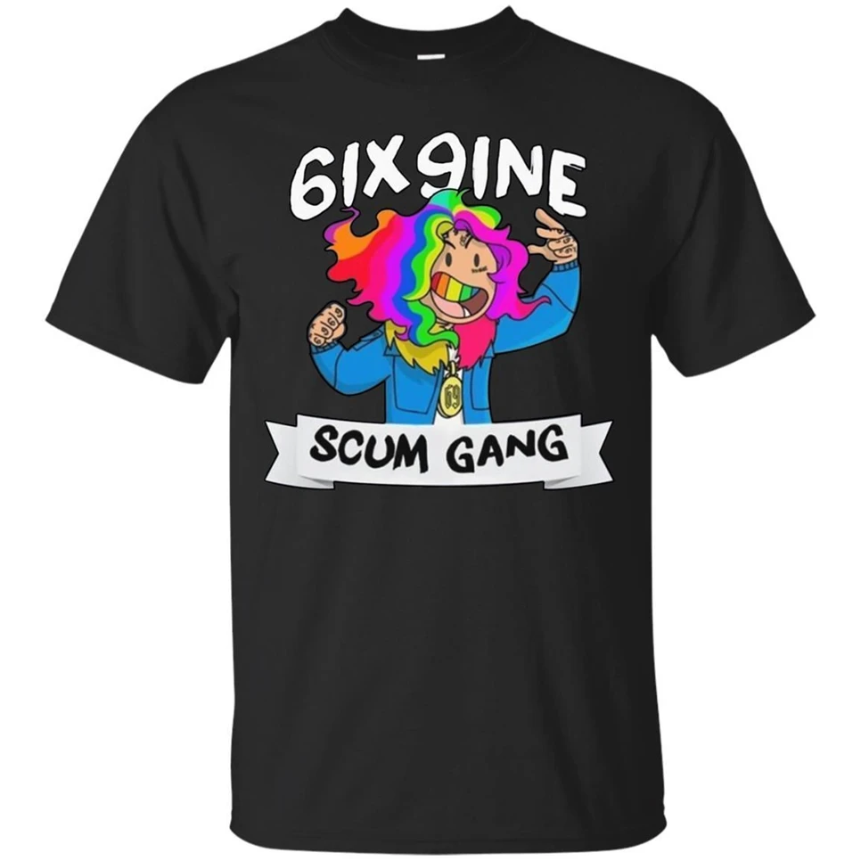 Tekasti69 6Ix9Ine футболка с героями мультфильмов груша рэпер рэп хип хоп тройник S-3XL
