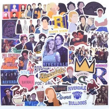 50PCS/Set TV Show Riverdale Stickers Pack DIY Laptop PC Phone Guitar Decal Suitcase Luggage Sticker Waterproof