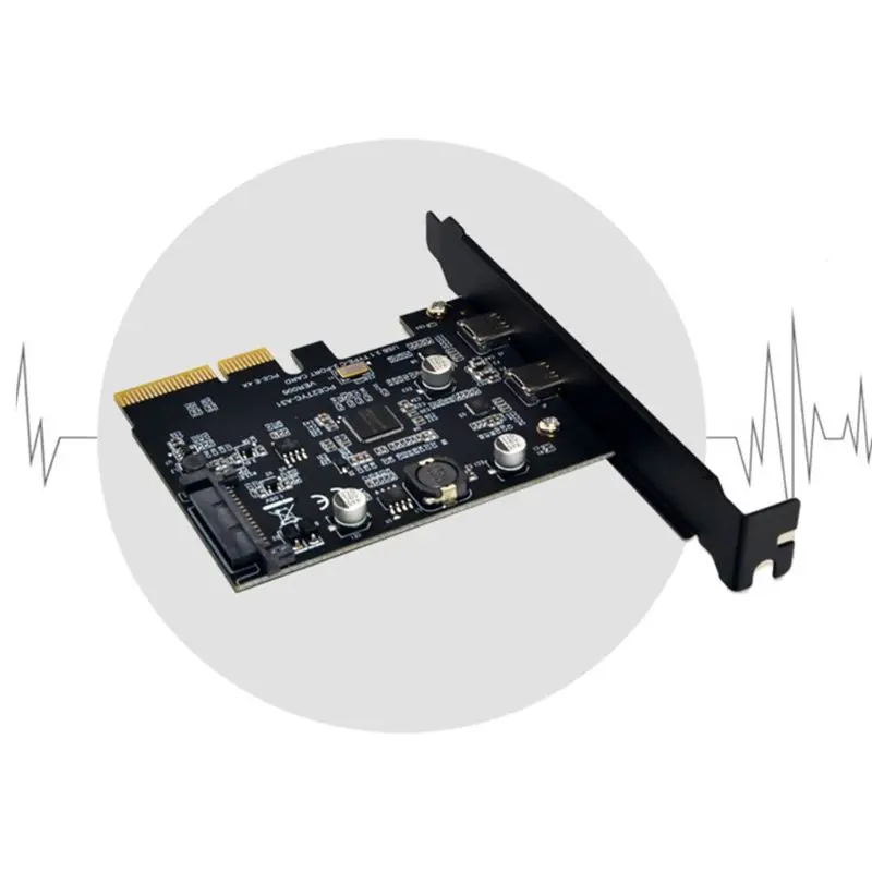 Переходник USB 3 1/Type-C PCI-E 4X на 1 10 Гбит/с | Компьютеры и офис