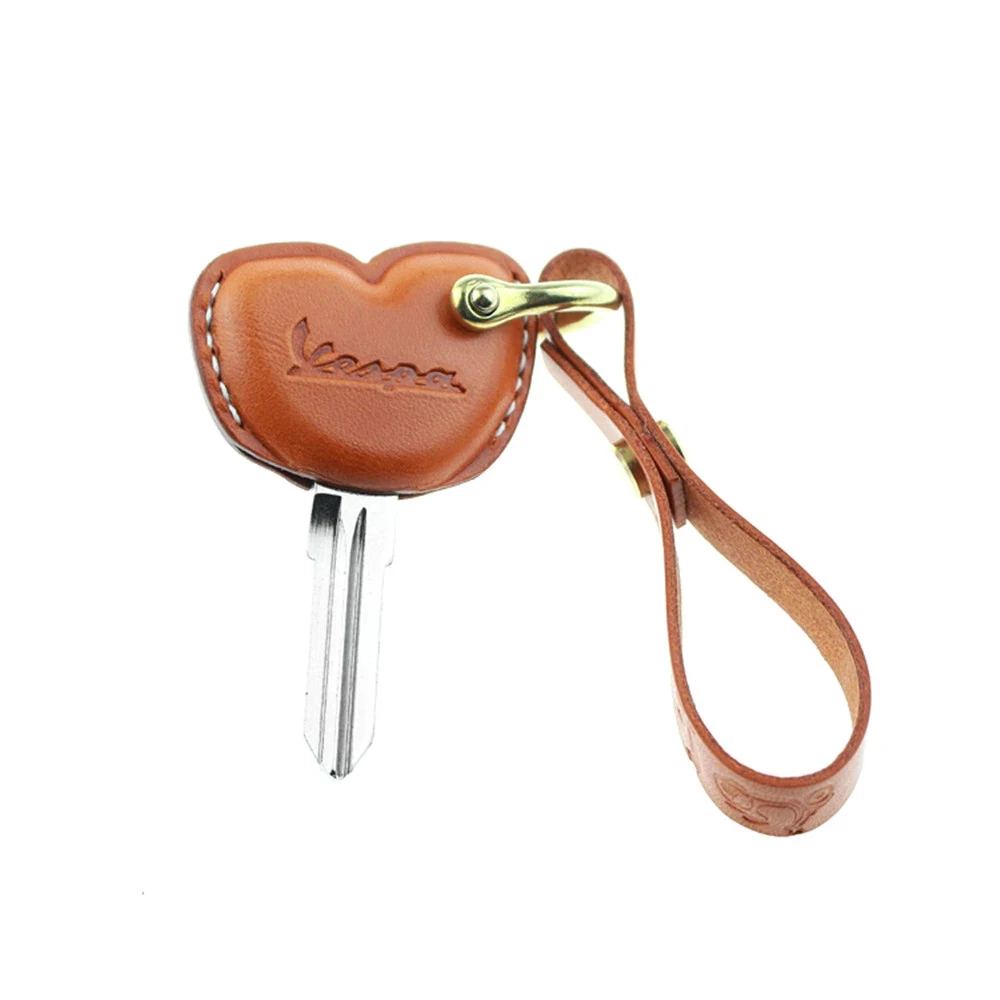 

Motorcycle Key Case Shell Cover Genuine Leather Accessories for Piaggio Vespa GTS SPRINT PRIMAVERA 125 150 LX150 S125 Keys