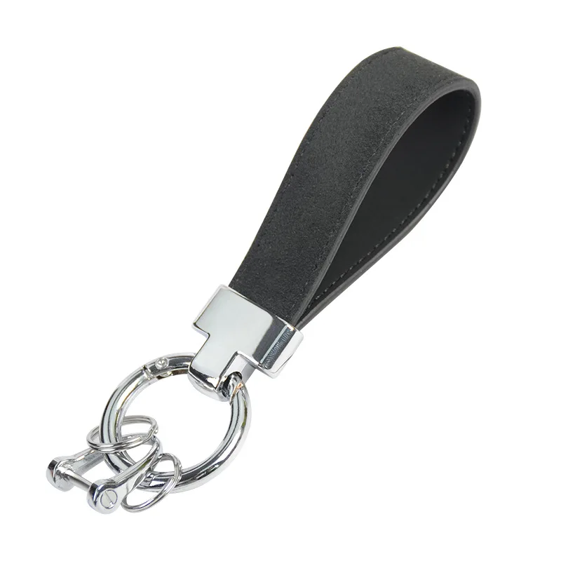 

Tide brand creative sanded leather key chain business man's hoof car key chain