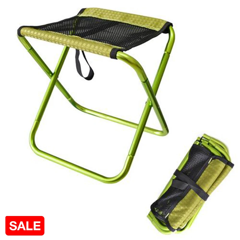Уличный складной стул для рыбалки ультра легкий кемпинг Ткань Оксфорд из