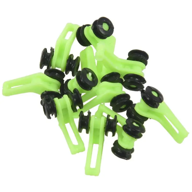 10 шт. крючков для фиксации приманки джиг Крючки удочки 4 цвета цвет: желтый | Спорт