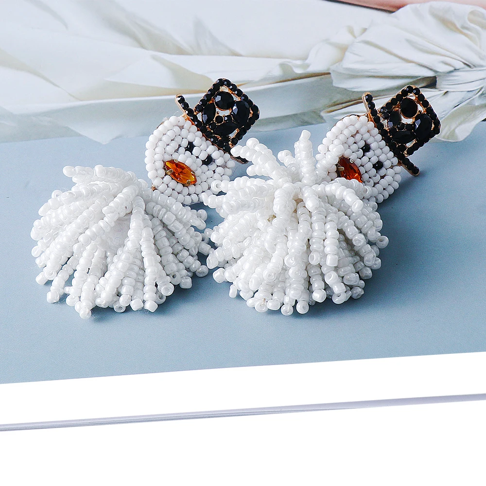 

New Design Temperament Fashion Jwewlry Snowman Romantic Earrings Bohemian Glamor Vintage Wedding Gift Accessories For Women