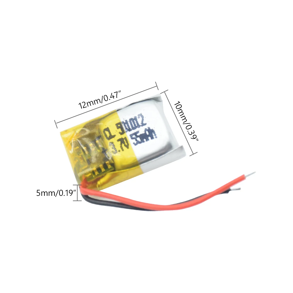3 7 V Lipo Cell 501012 55mAh литиевая батарея для гарнитуры умный Браслет MP3 литий полимерный